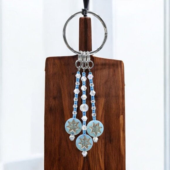 Starry Night Keychain Handmade - Picture 2 of 3